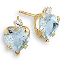 Aquamarine Earring