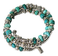 Chrysocolla bracelet