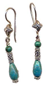 Chrysocolla Earring