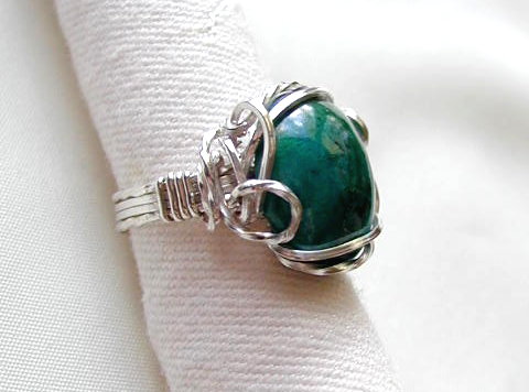 Chrysocolla Rings