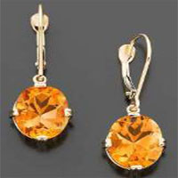 Citrine Earring