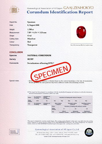 Corondum Identification Report