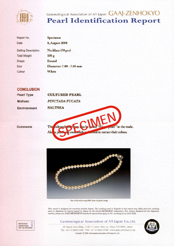 Pearl Identification Report