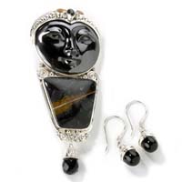 Hematite Earring