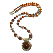 Hessonite Necklace