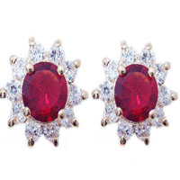 Ruby Earring