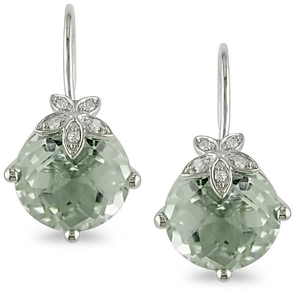 Green Amethyst Earring