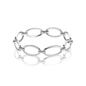 Diamond Bracelet - Oval Link Pattern